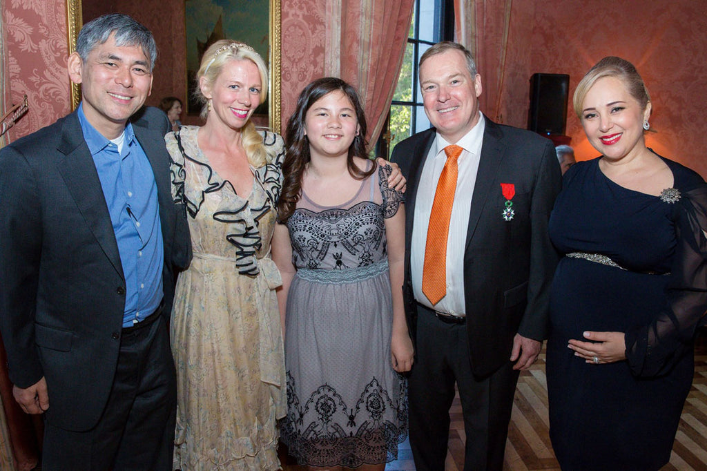 Jacques Torres and Ken Goto with Families