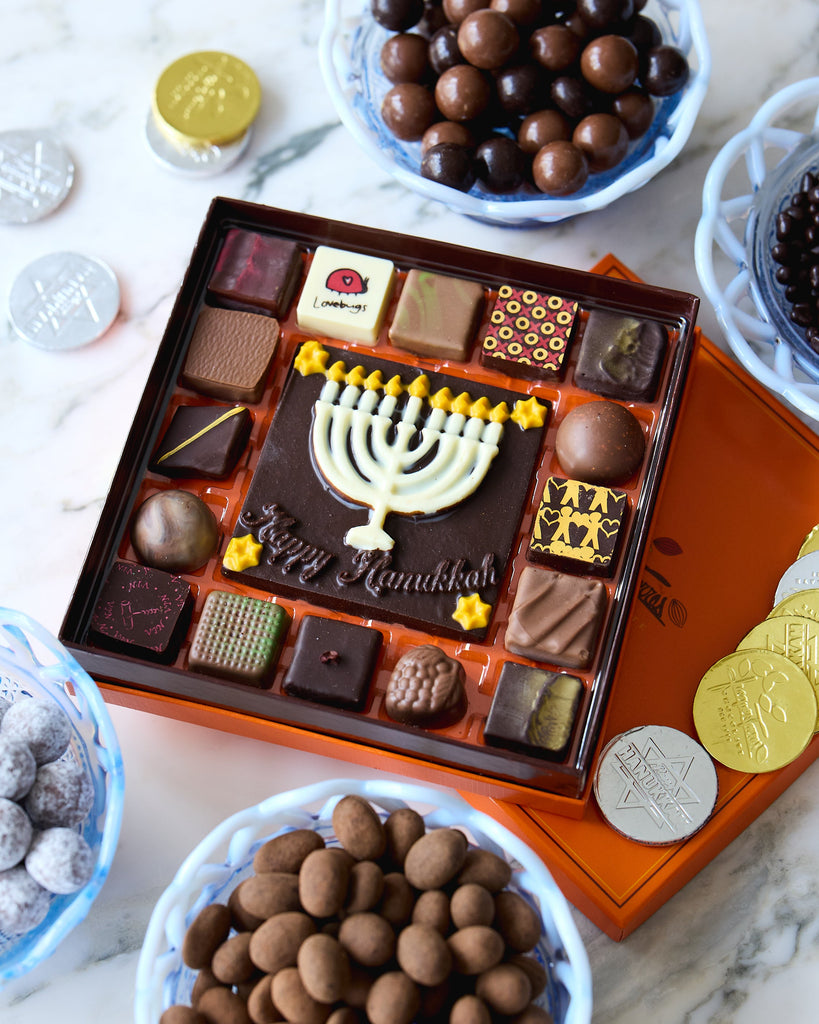 Jacques Torres Hanukkah bonbons and gelt