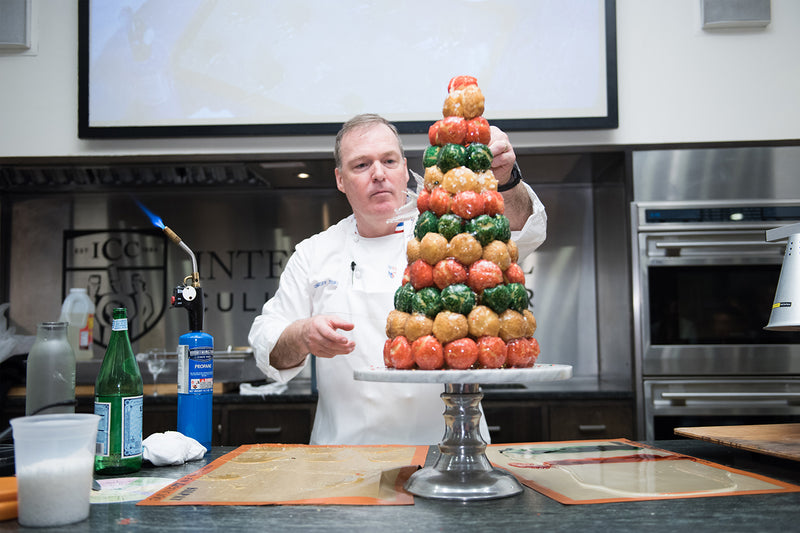 Christmas Tree Croquembouche Demo
