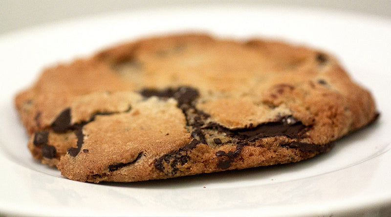 Jacques Torres Chocolate Chip Cookie on Plate