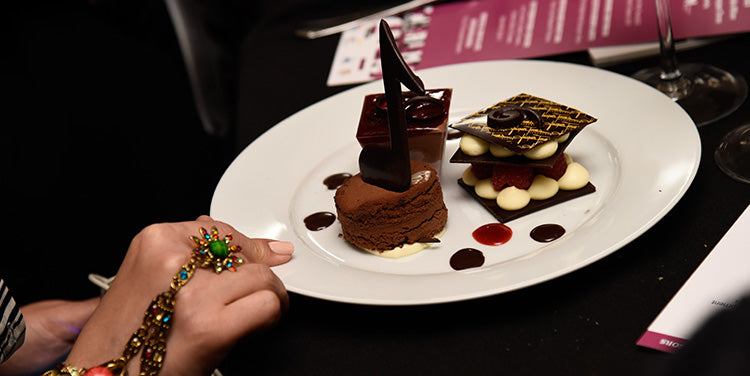 Decadent Chocolate Dessert prepared by Jacques Torres