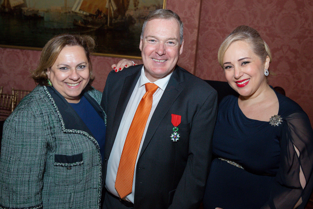 Jacques Torres with wife Hasty